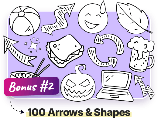 100 Arows & Shapes