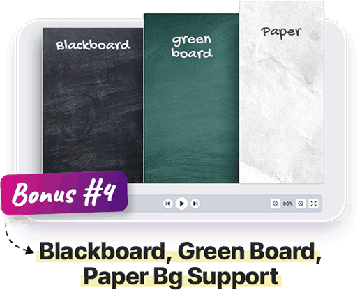 Blackboard, GreenBoard, Paper Bg Support